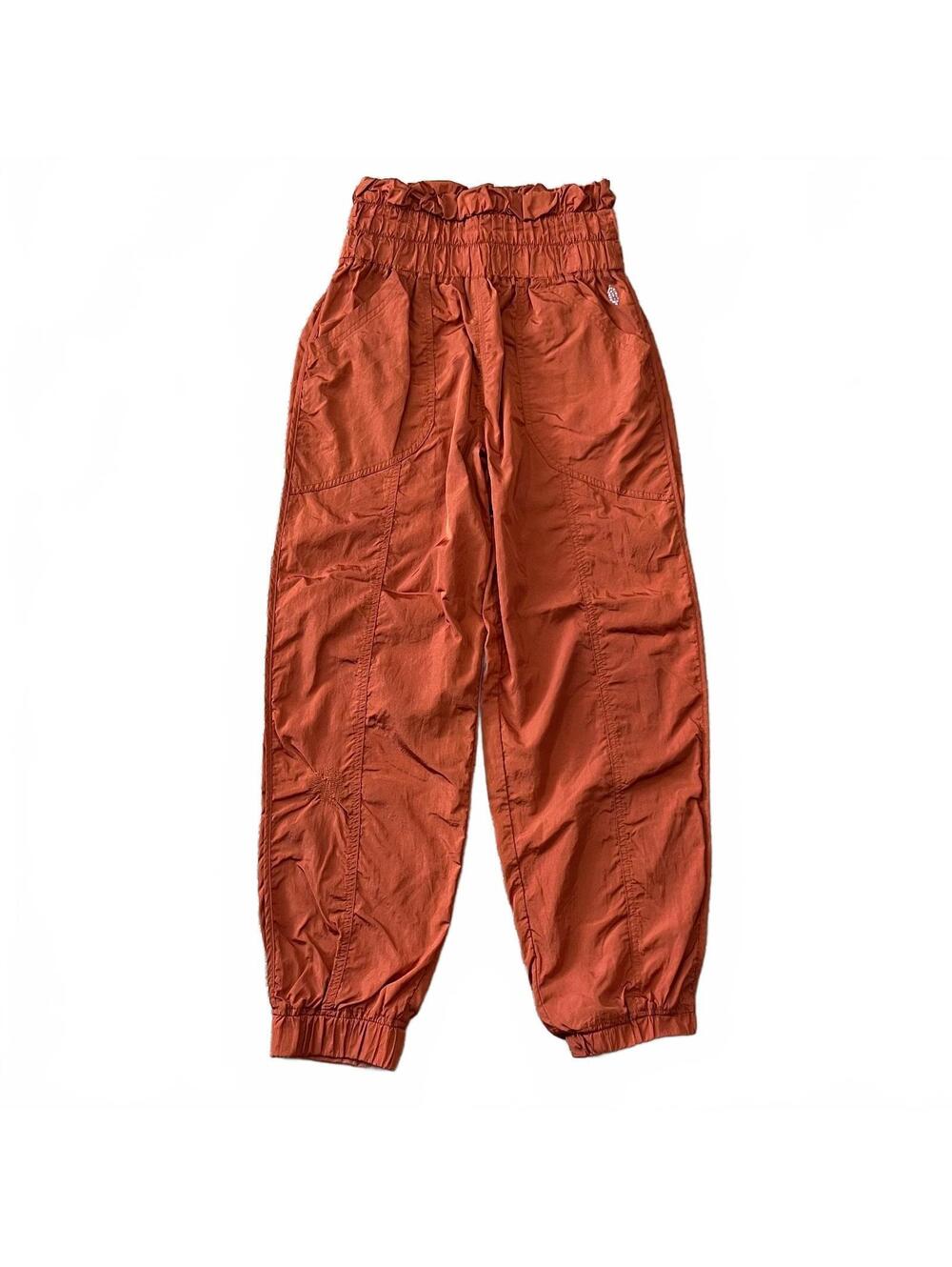 Free People Movement The Way Home Jogger Pants Nylon Orange Size Small